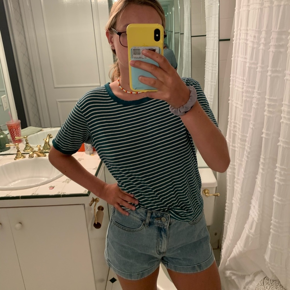 American Eagle striped tee